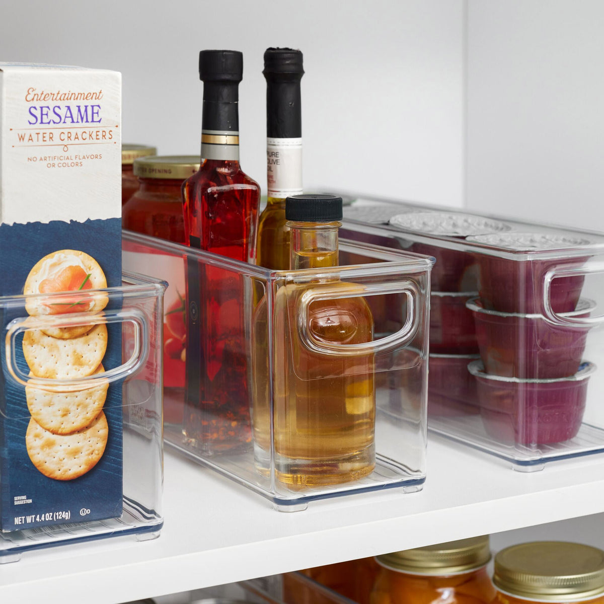 iDESIGN Linus Deep Storage Bins, 6-piece Set