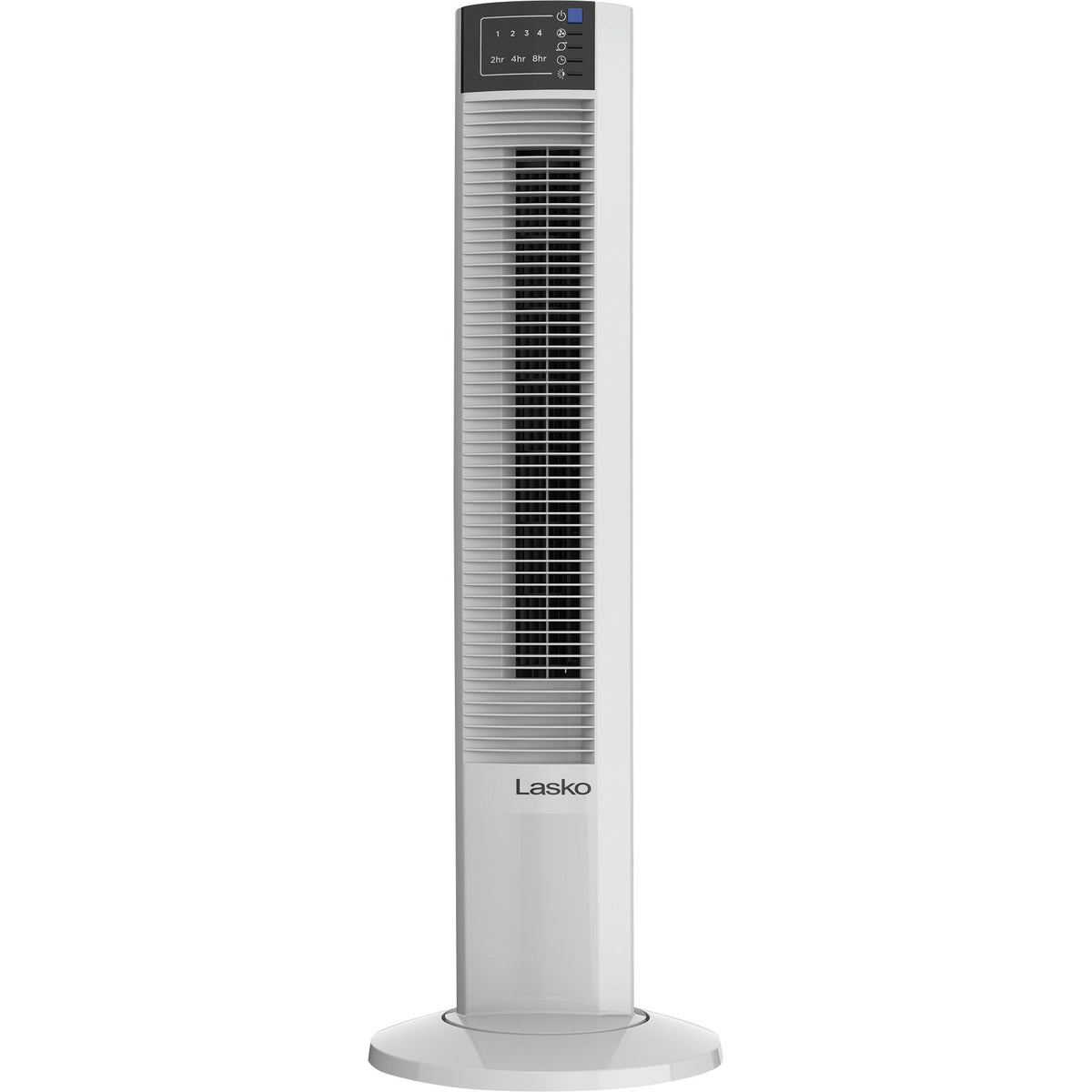 Lasko Wind Tower Fan with Remote Control, 4 Speeds, White