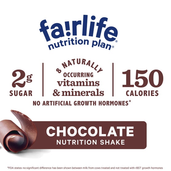fairlife Nutrition Plan Protein Shake, 30g Protein, Chocolate, 11.5 fl oz, 18 ct