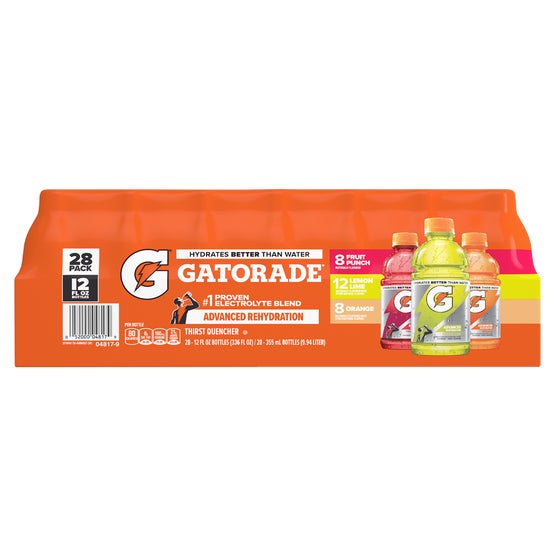 Gatorade Thirst Quencher, Variety Pack, 12 fl oz, 28 ct