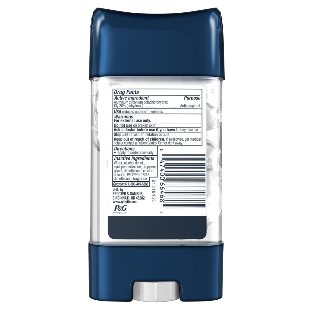 Gillette Ultimate Protection 6-in-1 Antiperspirant, 3.8 oz, 5-pack - product image