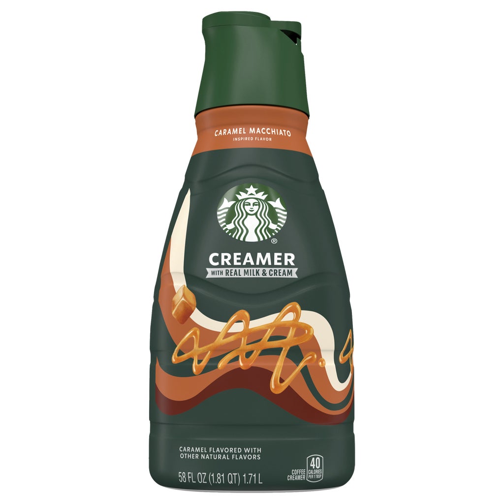 Starbucks Liquid Coffee Creamer, Caramel Macchiato, 58 fl oz