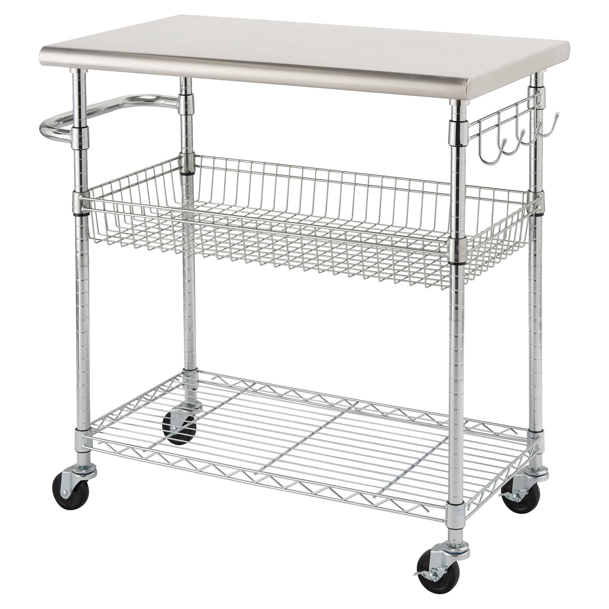 TRINITY EcoStorage Stainless Steel Kitchen Cart