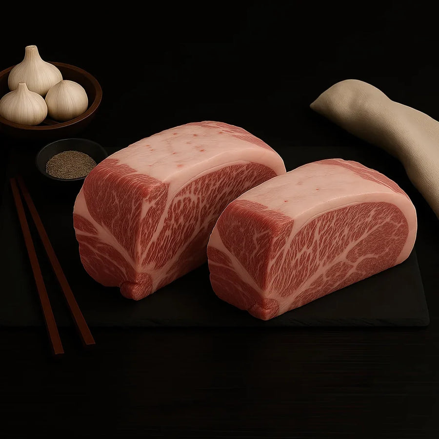 Authentic Wagyu Japanese A5 Wagyu Striploin Roast, 2-count, minimum 6 lbs total