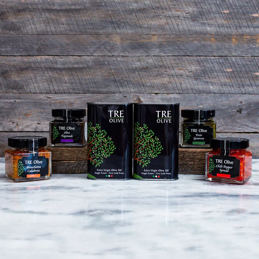 TRE Olive Oil Calabrian Gift Box