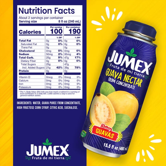 Jumex Nectar, Guava, 15.5 fl oz, 12 ct