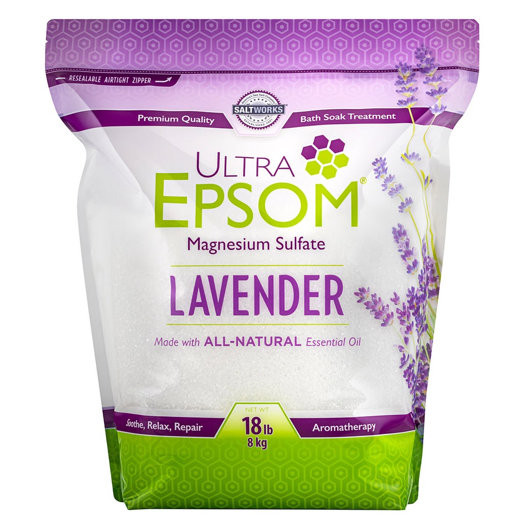 Ultra Epsom Lavender Bath Salts, 18 Pound Bag - product image