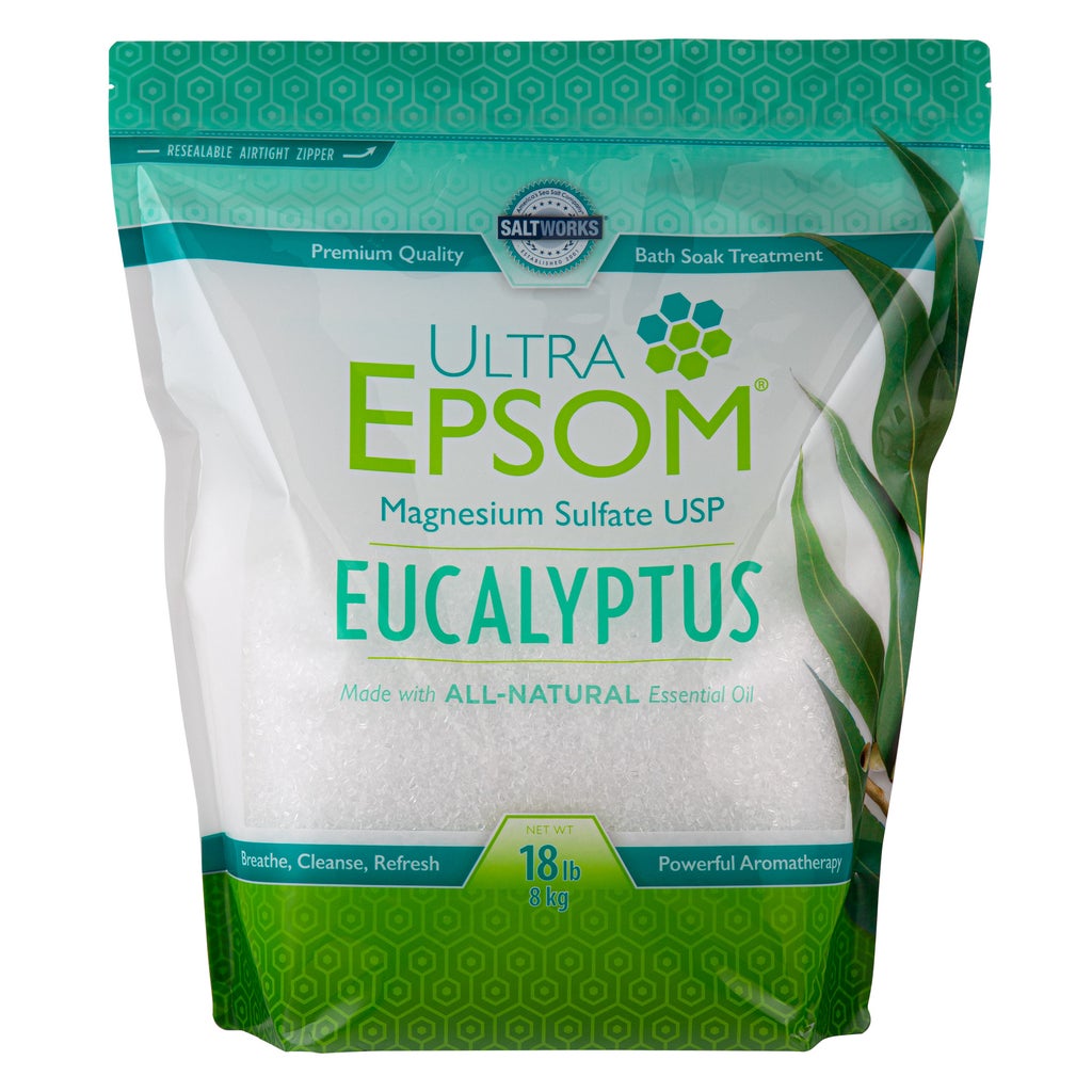 Ultra Epsom Eucalyptus Bath Salts, 18 Pound Bag - product image
