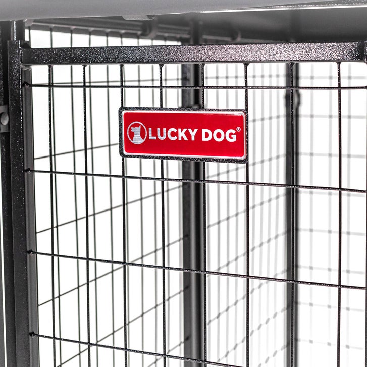 Lucky Dog STAY Series Villa Dog Kennel 4'x8' with Privacy Screen - image 5