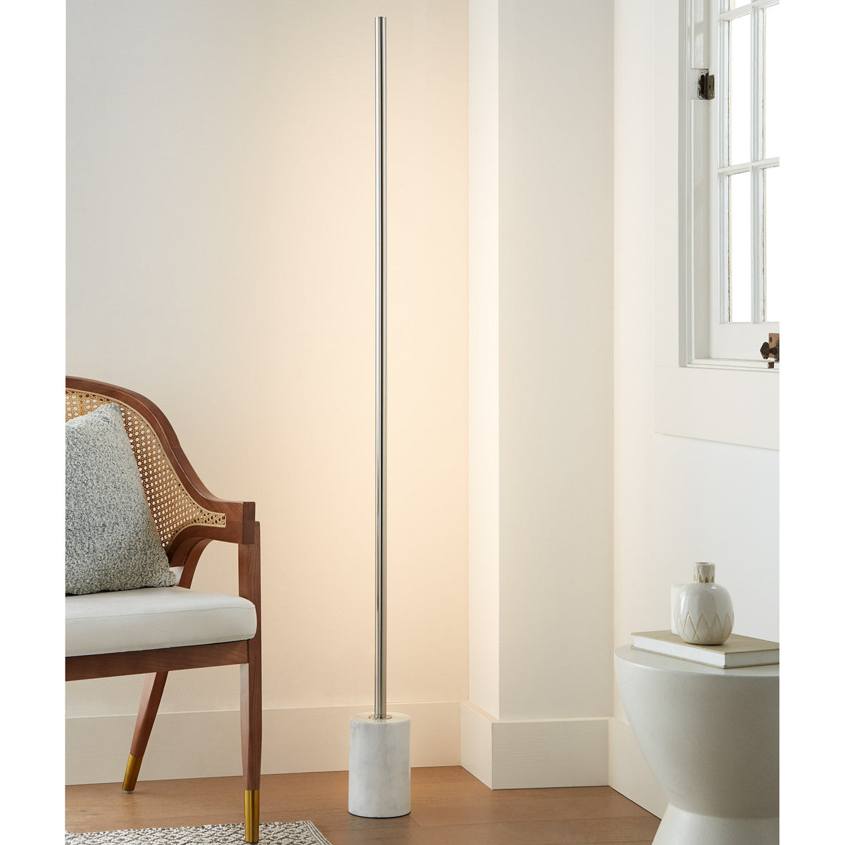 Stellar Marble Base LED Floor Lamp