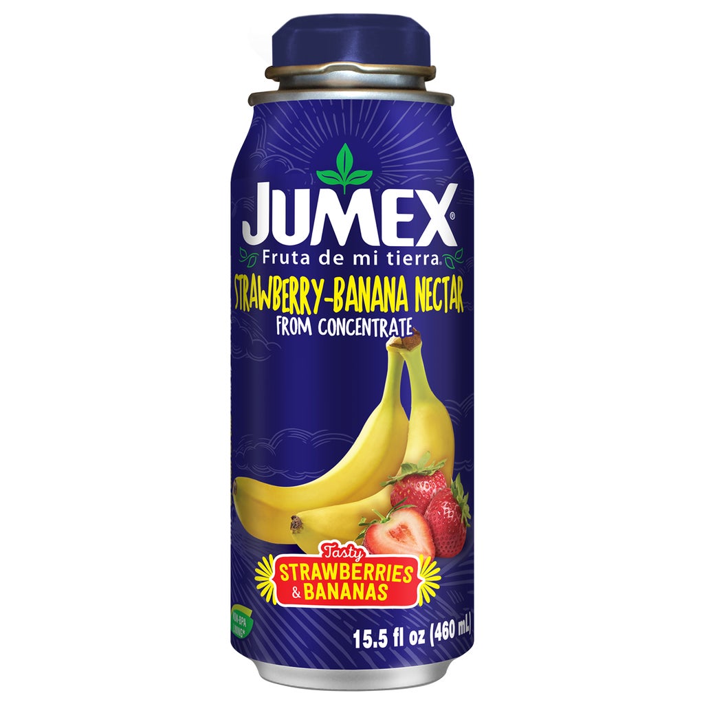 Jumex Nectar, Strawberry-Banana, 15.5 fl oz, 12 ct