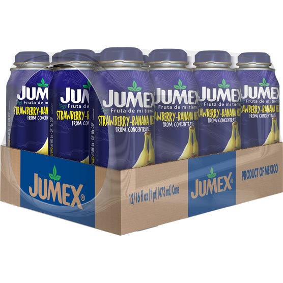 Jumex Nectar, Strawberry-Banana, 15.5 fl oz, 12 ct