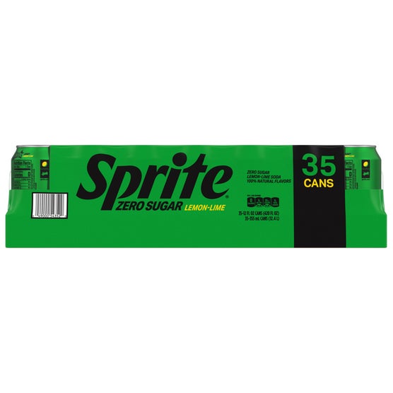 Sprite Zero Sugar, Lemon-Lime, 12 fl oz, 35 ct