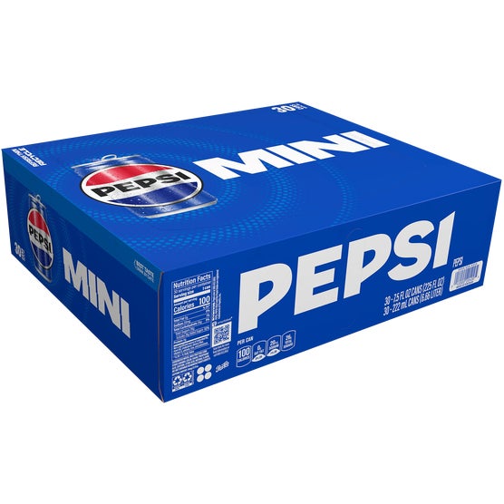 Pepsi Mini Cans, 7.5 fl oz, 30 ct