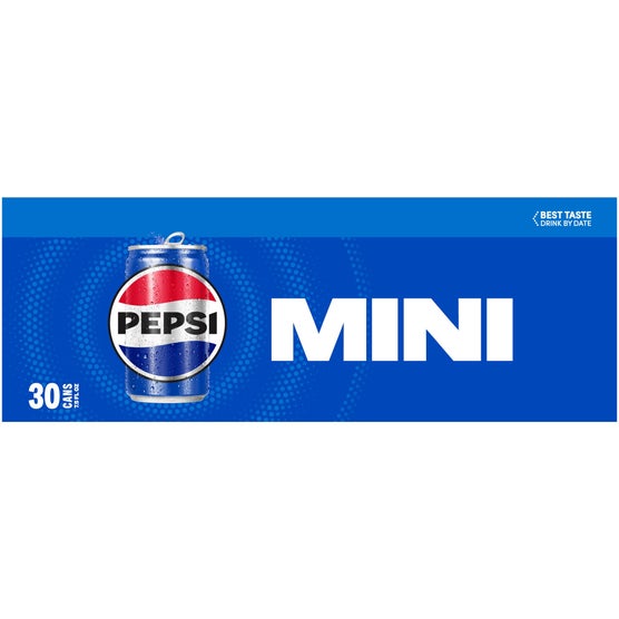 Pepsi Mini Cans, 7.5 fl oz, 30 ct