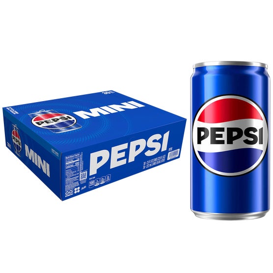 Pepsi Mini Cans, 7.5 fl oz, 30 ct