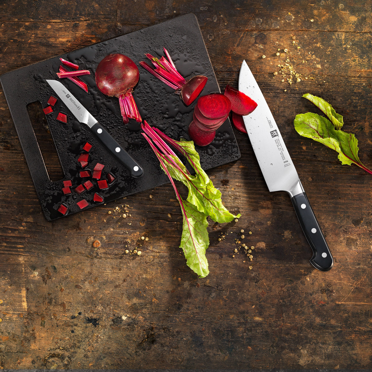 Zwilling Pro 9-piece Knife Set with Steel Magnetic Bar