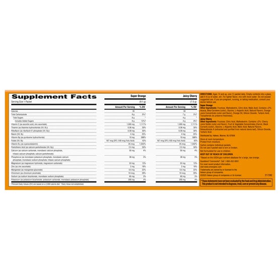 Emergen-C 1000 mg Vitamin C Daily Immune Support Fizzy Drink Mix, Variety Pack, 120 ct