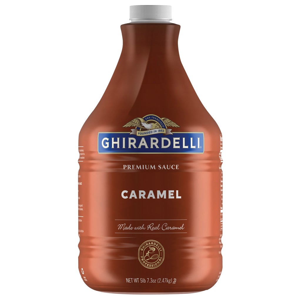 Ghirardelli Premium Sauce, Caramel, 87.3 oz