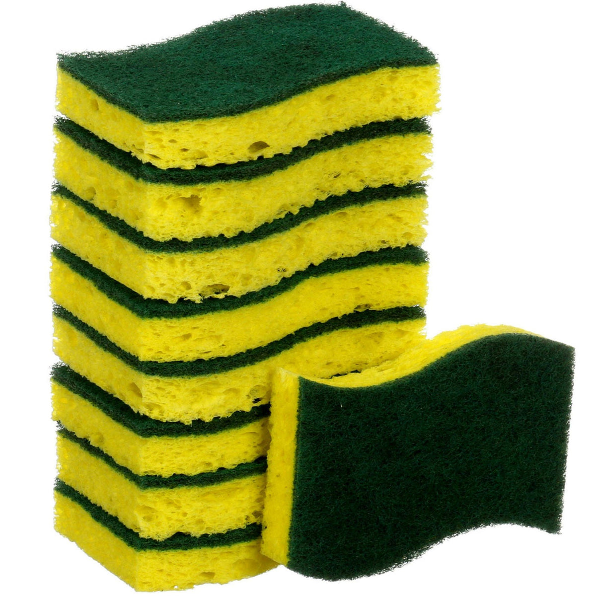 Scotch-Brite Scrub Sponges, Heavy Duty, Yellow, 24 ct - image 2