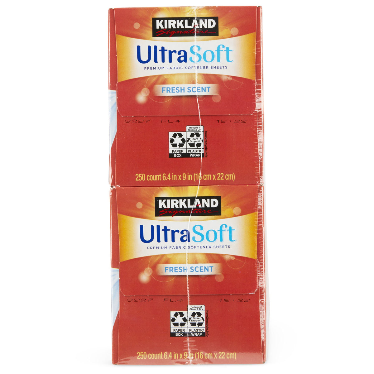 Kirkland Signature Fabric Softener Sheets, Premium Ultra Soft, Fresh Scent, 250 Sheets, 2 ct - image 2