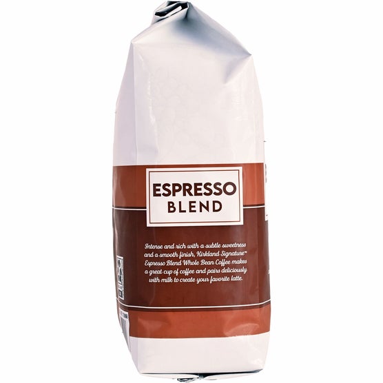 Kirkland Signature Espresso Blend Whole Bean Coffee, Dark Roast, 2.5 lbs