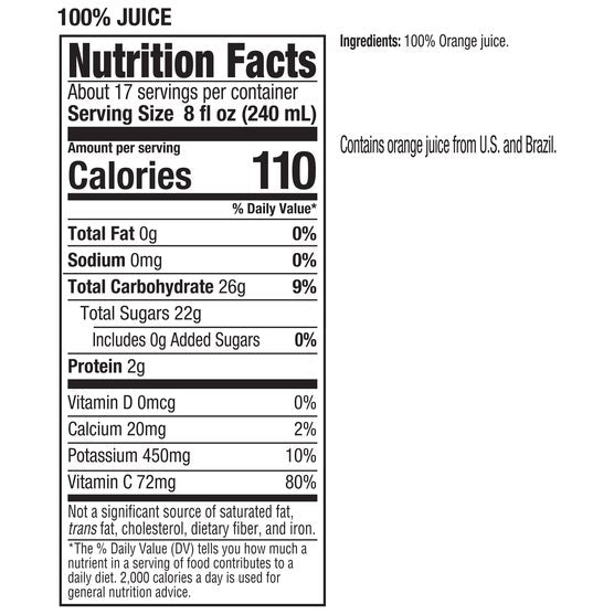 Tropicana Pure Premium 100% Orange Juice, No Pulp, 46 fl oz, 3 ct