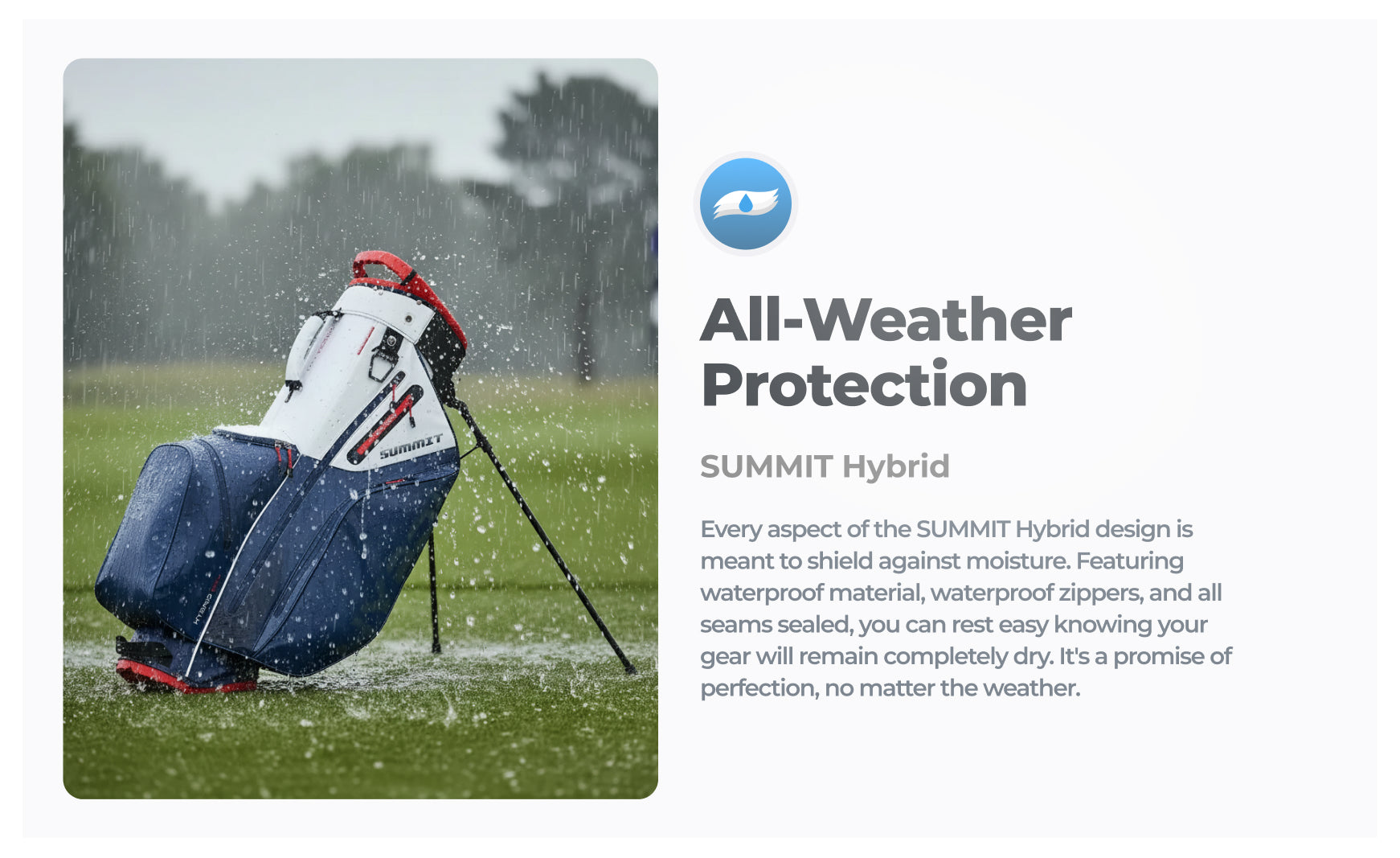 Summit Hybrid Dry Golf Stand Bag - image 10