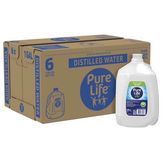 Pure Life Distilled Water, 1 Gallon, 6 ct