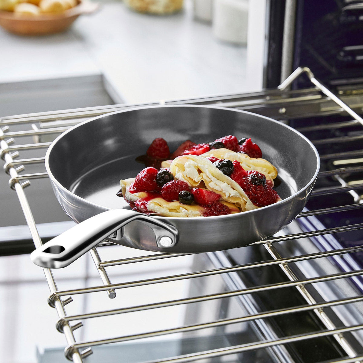 GreenPan GP5 Ceramic Non-Stick Stainless Steel 10-piece Cookware Set