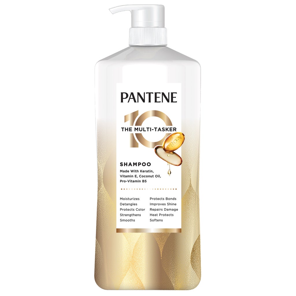 Pantene Multi-Tasker 10 Shampoo, 38.2 fl oz - product image