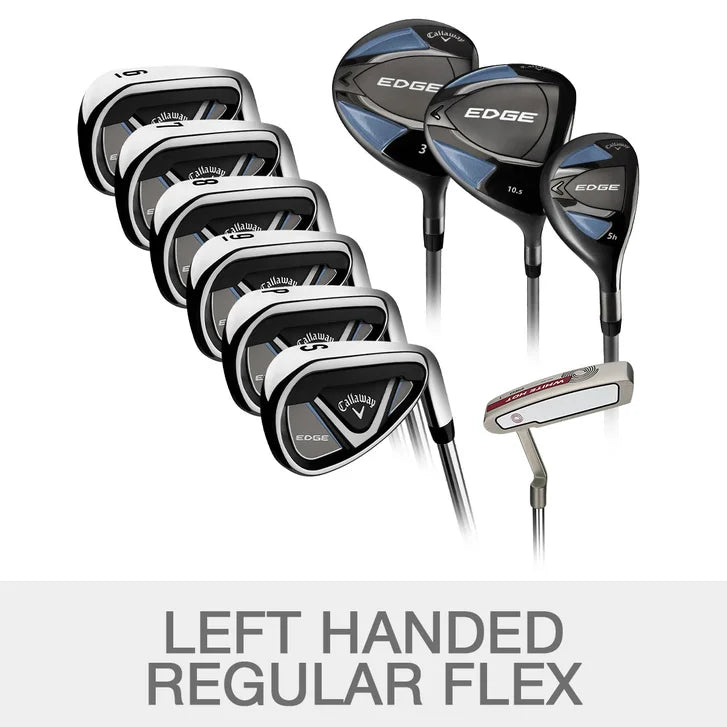 Callaway Edge Regular Flex 10-piece Golf Club Set, Left Handed - image 1