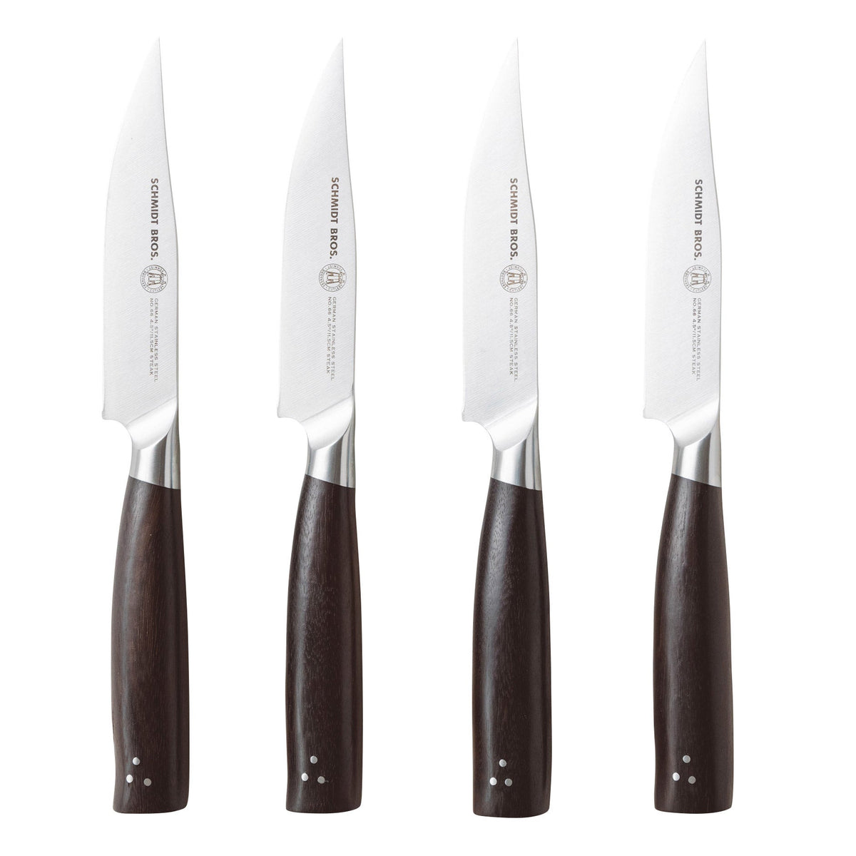 Schmidt Brothers Cutlery Delta Series Acacia Wood 4-pack Steak Knife Set