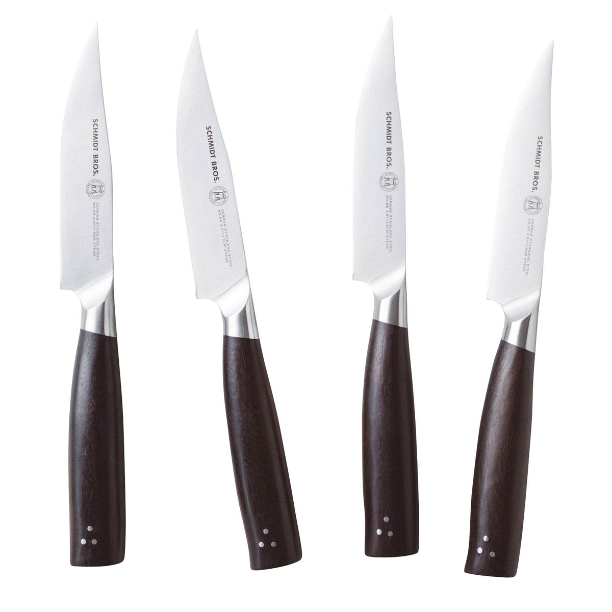 Schmidt Brothers Cutlery Delta Series Acacia Wood 4-pack Steak Knife Set