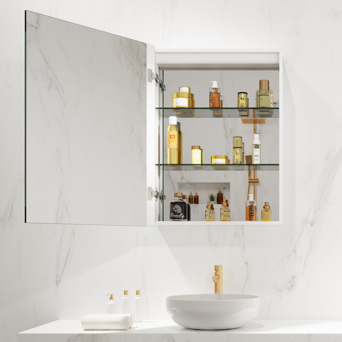 Kara 24" x 32" LED Lighted Medicine Cabinet