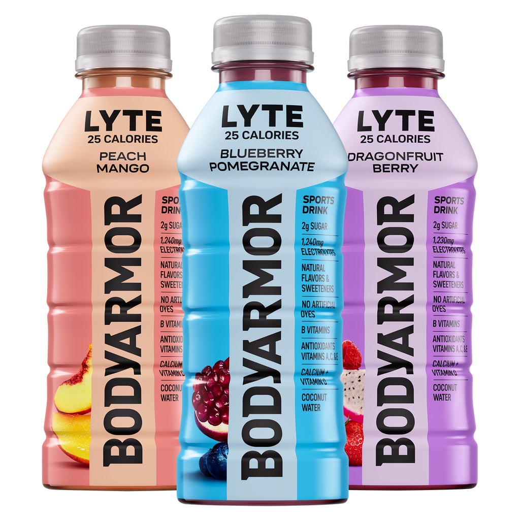 BODYARMOR LYTE Sports Drink, Variety Pack, 20 fl oz, 18 ct
