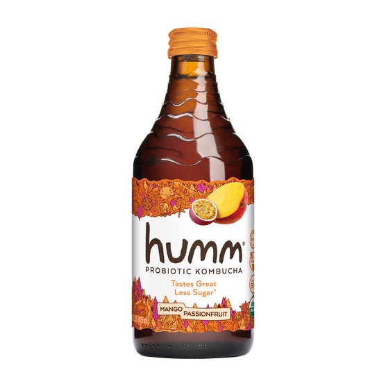 Humm Organic Probiotic Kombucha, Variety Pack, 14 fl oz, 12 ct