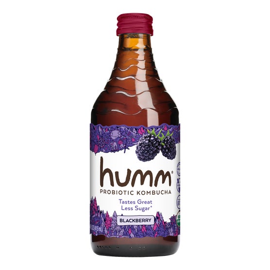 Humm Organic Probiotic Kombucha, Variety Pack, 14 fl oz, 12 ct