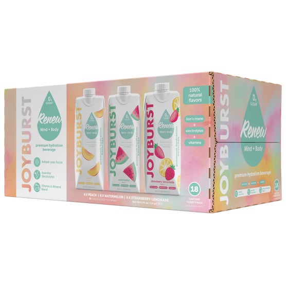Joyburst Renew Hydration, Variety Pack, 16.9 fl oz, 18 ct