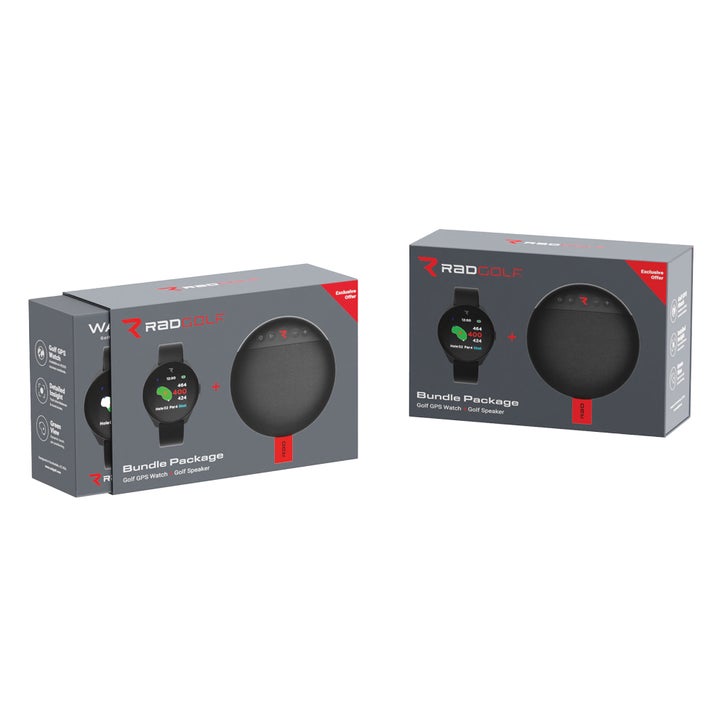 Rad Golf GPS Watch and Bluetooth Speaker Ultimate Golf Bundle - image 3