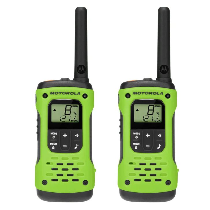 Motorola Solutions T600 35 Miles Waterproof Two-way Radio Green, 2-pack - image 1