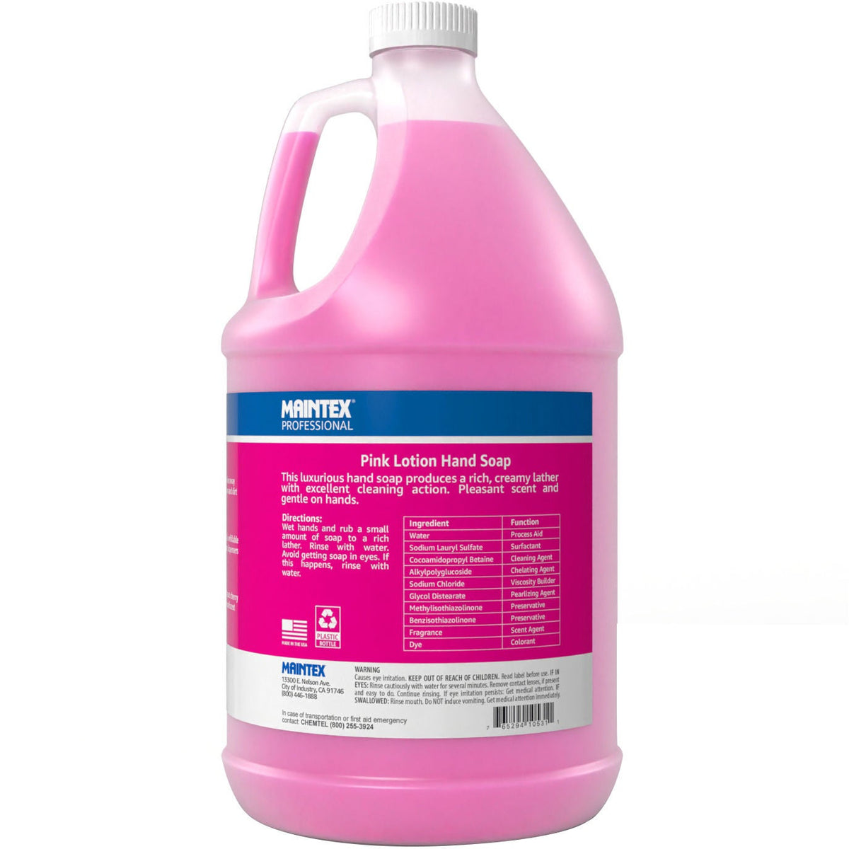 Maintex Professional Pink Lotion Hand Soap, Cherry Scent, 128 fl oz, 2 ct - image 3