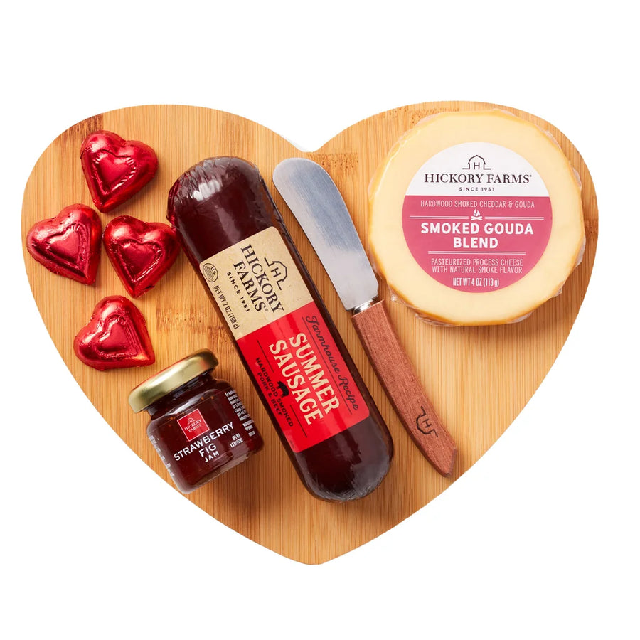 Hickory Farms Valentine's Day Charcuterie Board Gift Set