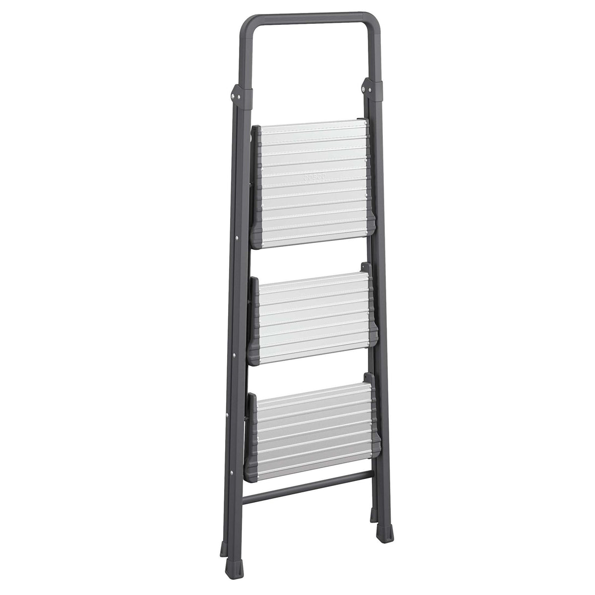 COSCO Modern 3 Step Stool, Gray - image 2