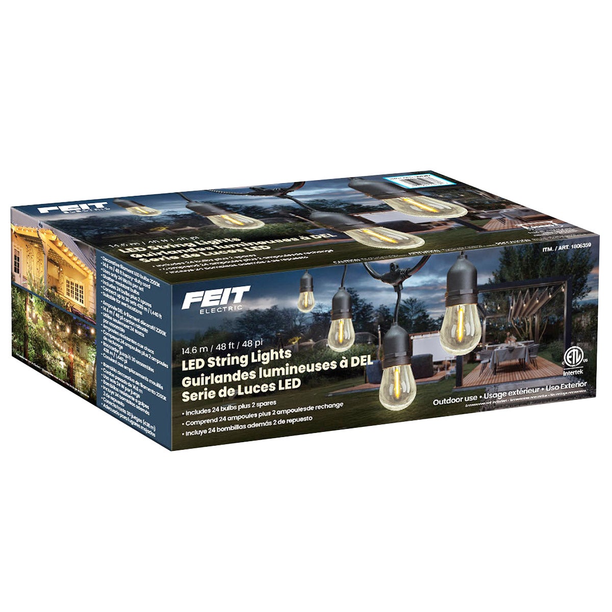 Feit Electric 48' LED String Lights - image 2