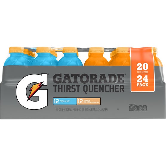 Gatorade Thirst Quencher, Variety Pack, 20 fl oz, 24 ct