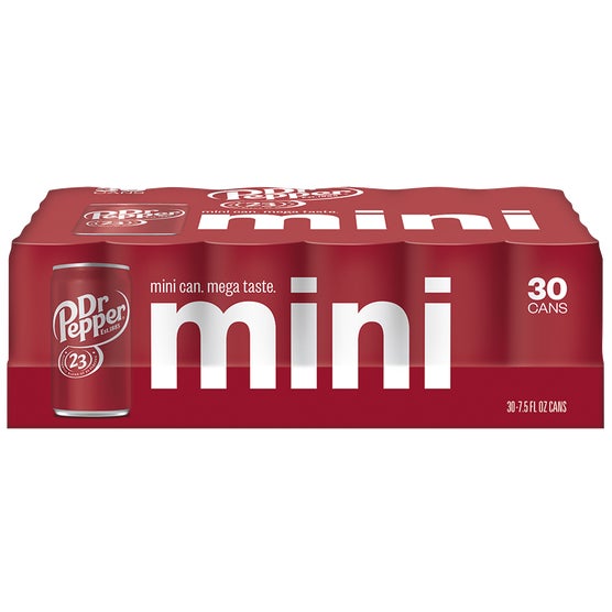 Dr Pepper Mini Cans, 7.5 fl oz, 30 ct