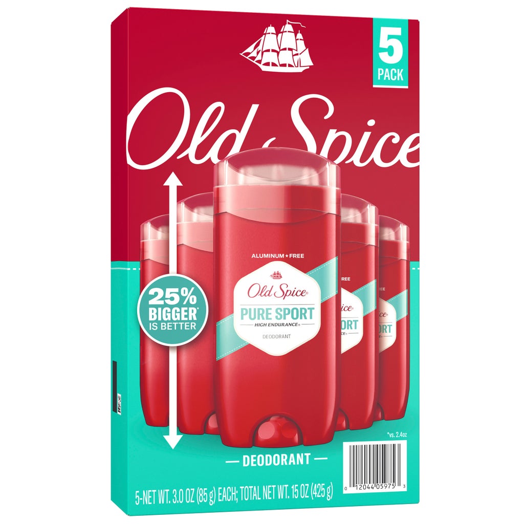 Old Spice Deodorant for Men, Pure Sport High Endurance, 3 oz, 5-pack - product image
