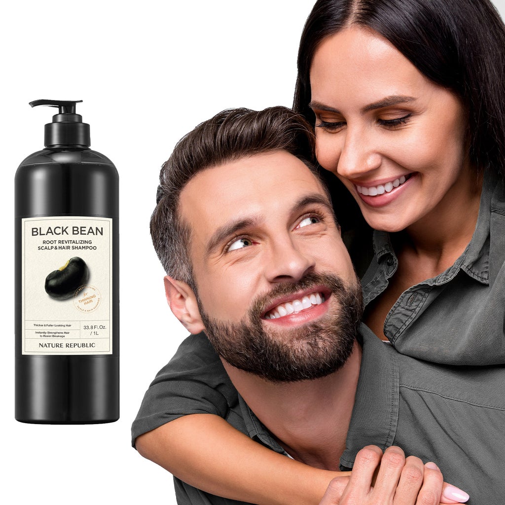 Nature Republic Black Bean Anti-Hair Loss Shampoo, 33.8 fl oz - product image