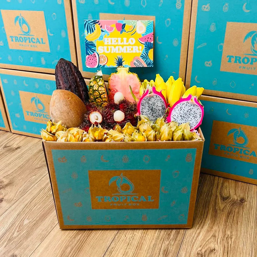 Tropical Fruit Box Tropical Summer Fruit Gift Box